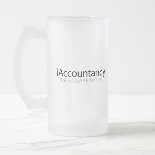 i Accountancy - Hiervoor is een GAAP opgesteld Matglas Bierpul (Links)