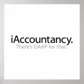 i Accountancy - Hiervoor is een GAAP opgesteld Poster (Voorkant)