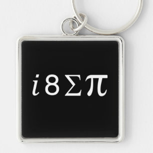 I Acht Som Pi Sleutelhanger