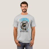 I Actually Enjoy The Only Stress Funny Fisherman T T-shirt (Voorkant volledig)