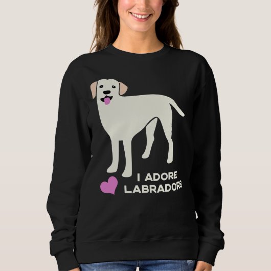 I Adore Labradors Trui (Voorkant)