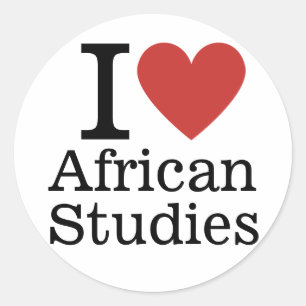 I ❤️ Afrikaanse Studies voor studenten / Faculteit Ronde Sticker