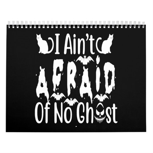 i ain't afraid of no ghost kalender (Hoes)