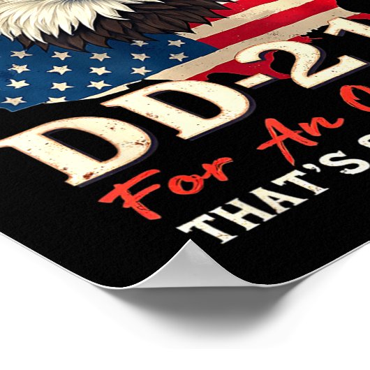 I Ain't Perfect But Do Have An Old Man Us Veteran Poster (Hoek)