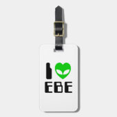 I Alien Heart EBE Bagagelabel (Voorkant verticaal)