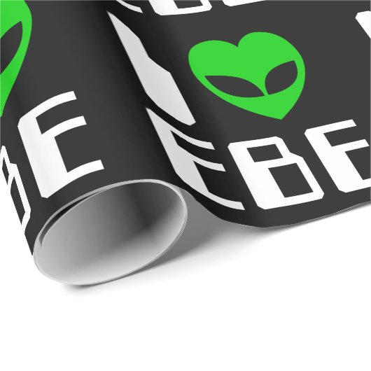 I Alien Heart EBE Cadeaupapier (Rol Hoek)