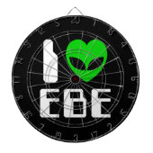 I Alien Heart EBE Dartbord (Voorkant)
