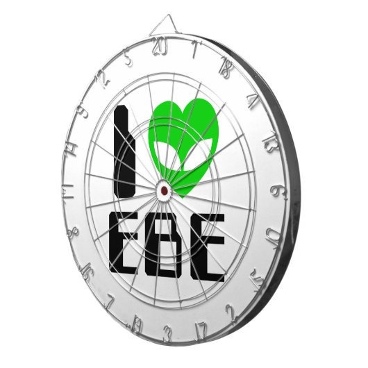 I Alien Heart EBE Dartbord (Voorkant Rechts)