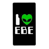 I Alien Heart EBE Etiket (Voorkant)