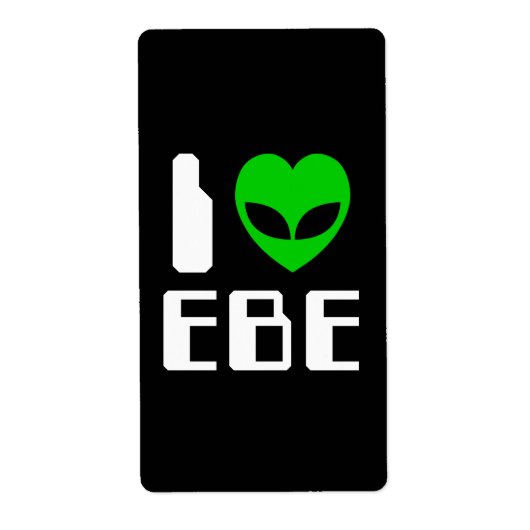 I Alien Heart EBE Etiket (Voorkant)