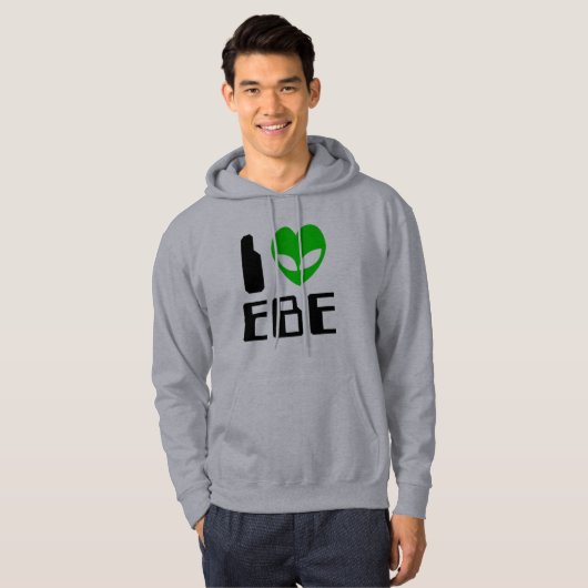 I Alien Heart EBE Hoodie (Voorkant volledig)