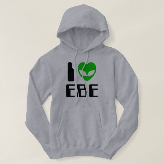 I Alien Heart EBE Hoodie (Design voorkant)