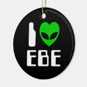I Alien Heart EBE Keramisch Ornament (Links)