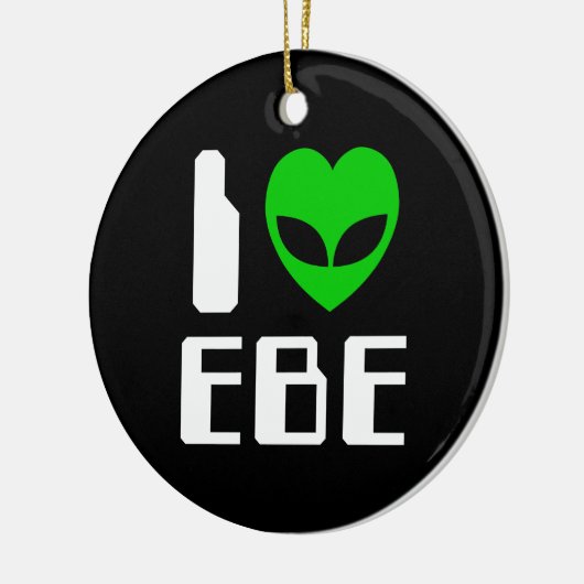 I Alien Heart EBE Keramisch Ornament (Links)