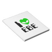 I Alien Heart EBE Notitieblok (Schuin)