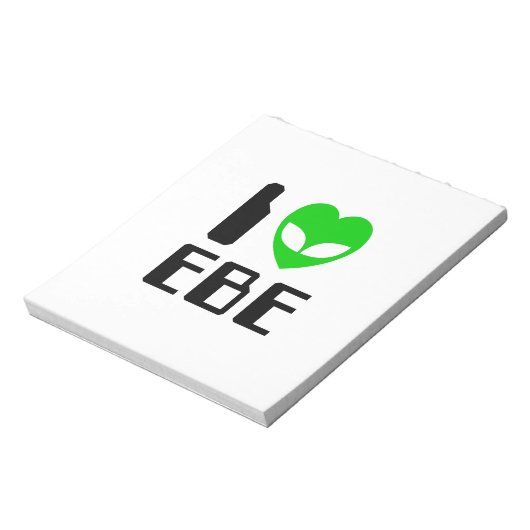 I Alien Heart EBE Notitieblok (Linkerzijde)