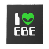 I Alien Heart EBE Notitieblok (Voorkant)