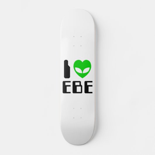 I Alien Heart EBE Persoonlijk Skateboard (Voorkant)