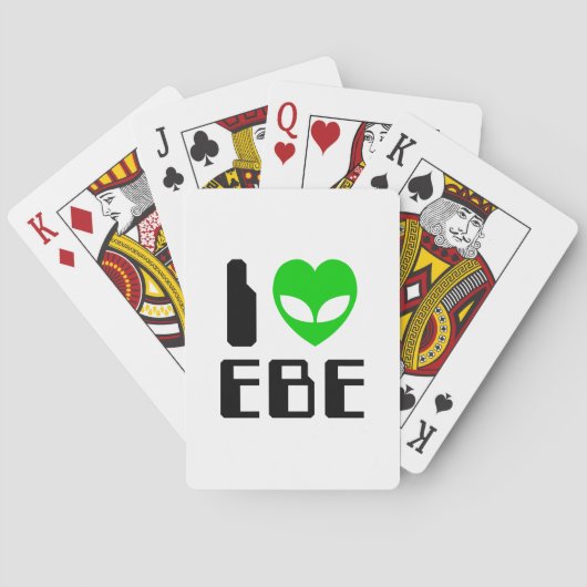 I Alien Heart EBE Pokerkaarten (Achterkant)