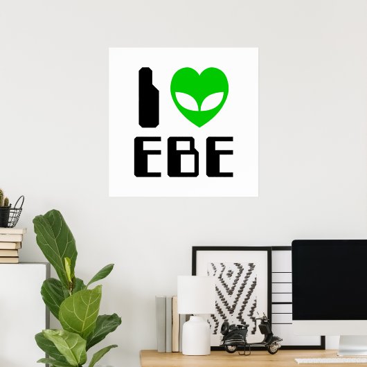 I Alien Heart EBE Poster (Thuiskantoor)