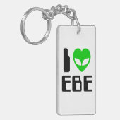 I Alien Heart EBE Sleutelhanger (Voorkant Links)