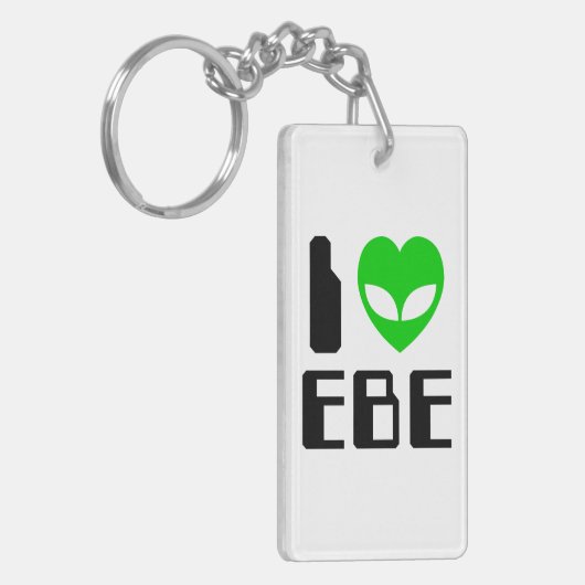 I Alien Heart EBE Sleutelhanger (Voorkant Links)