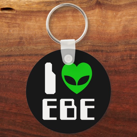 I Alien Heart EBE Sleutelhanger (Voorkant)