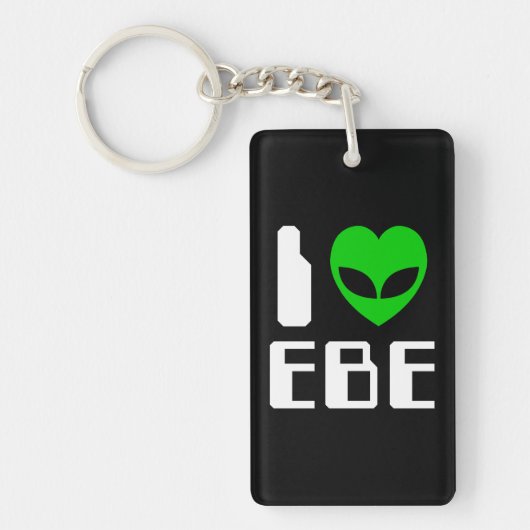 I Alien Heart EBE Sleutelhanger (Voorkant)
