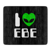 I Alien Heart EBE Snijplank (Voorkant)