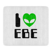 I Alien Heart EBE Snijplank (Voorkant)