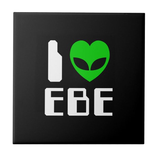 I Alien Heart EBE Tegeltje (Voorkant)