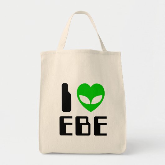 I Alien Heart EBE Tote Bag (Voorkant)