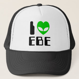 I Alien Heart EBE Trucker Pet