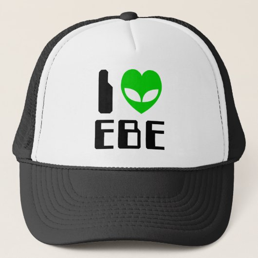 I Alien Heart EBE Trucker Pet (Voorkant)