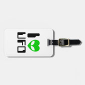 I Alien Heart UFO Bagagelabel (Voorkant horizontaal)