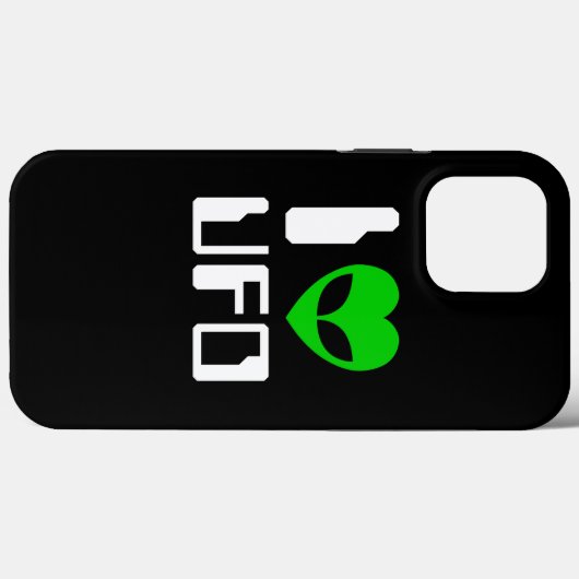 I Alien Heart UFO Case-Mate iPhone Case (Achterkant (horizontaal))