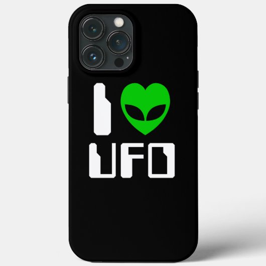 I Alien Heart UFO Case-Mate iPhone Case (Achterkant)