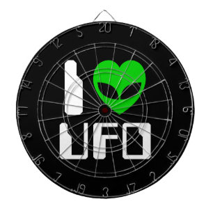 I Alien Heart UFO Dartbord