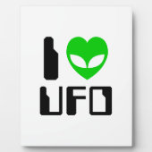 I Alien Heart UFO Fotoplaat (Voorkant)