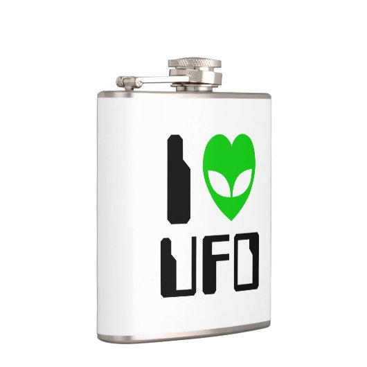 I Alien Heart UFO Heupfles (Rechts)