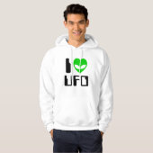 I Alien Heart UFO Hoodie (Voorkant volledig)