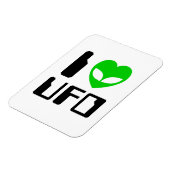 I Alien Heart UFO Magneet (Linkerzijde)