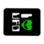 I Alien Heart UFO Magneet (Horizontaal)