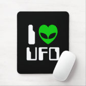 I Alien Heart UFO Muismat (Met muis)