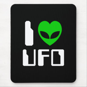 I Alien Heart UFO Muismat