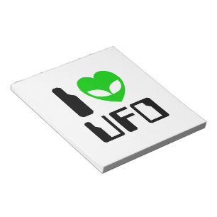 I Alien Heart UFO Notitieblok