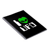 I Alien Heart UFO Notitieboek (Rechterzijde)