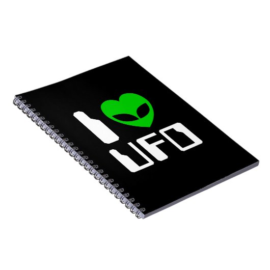 I Alien Heart UFO Notitieboek (Rechterzijde)