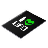 I Alien Heart UFO Notitieboek (Linkerzijde)