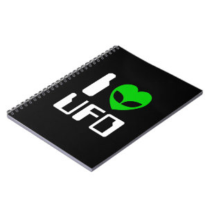 I Alien Heart UFO Notitieboek